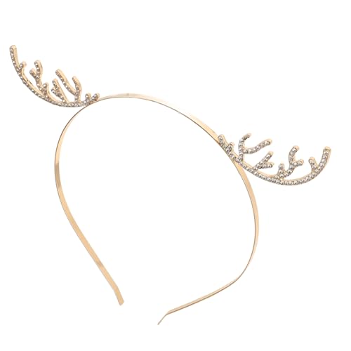 Holibanna Weihnachts-reh-haarreif Mit Funkelnden Schneeflocken Hübsches Kostüm-accessoire Für Erwachsene Für Festlichkeiten Und Partys von Holibanna