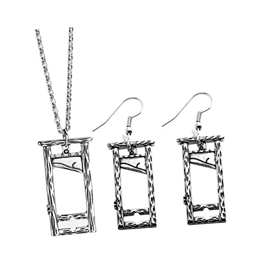 Holibanna Gothic Guillotine Ohrringe und Halskette Dunkle Halloween Schmuck für Damen und Herren Stylische Gothik Accessoires Geschenkidee Holibanna Gothic Guillotine Ohrringe und Halskette Dunkle Halloween Schmuck für Damen und Herren Stylische Gothik Accessoires Geschenkidee von Holibanna