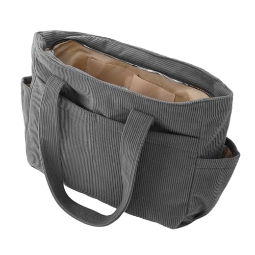Holibanna Große Canvas Umhängetasche mit Extra Großem Fassungsvermögen Robuste Messenger Bag für Damen und Herren Vielseitige Schulter Handtasche für Arbeit Schule und Alltag von Holibanna
