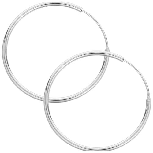 Holibanna Große Creolen Ohrringe aus Silber Leichte Runde Vintage Ohrschmuck für Damen Hypoallergen Komfortabel für Alltag Arbeit und Besondere Anlässe Holibanna Große Creolen Ohrringe aus Silber Leichte Runde Vintage Ohrschmuck für Damen Hypoallergen Komfortabel für Alltag Arbeit und Besondere Anlässe von Holibanna