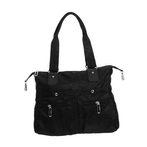 Holibanna Große Damen Schultertasche Laptoptasche mit Viel Stauraum Komfortable Business Tote für Büro und Alltagskommunikation in Schwarz von Holibanna