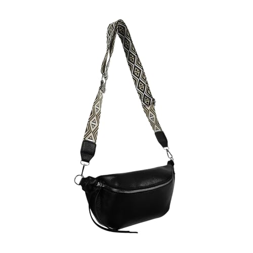 Holibanna Schultertasche Aus Pu Reißverschluss Brusttasche Für Herren Und Damen Leicht Und Vielseitig Einsetzbar Für Freizeit Und Sportaktivitäten Mit Fächern Für Stauraum von Holibanna