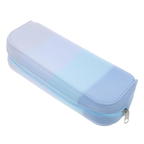 Holibanna Großes Federmäppchen aus Waschbarem Silikon Hohe Kapazität Reißfestes Stiftemäppchen in Candy Farben Ästhetisches Pencil Case für Schule Büro und College Studenten Leicht Tragbar von Holibanna