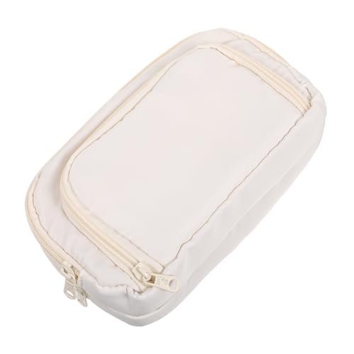 Holibanna Großes Federmäppchen mit Fächern Polyester Stiftemäppchen mit Hoher Kapazität Praktischer Organizer für Schüler Künstler und Kreative Aufbewahrung von Schreib Kunstutensilien von Holibanna