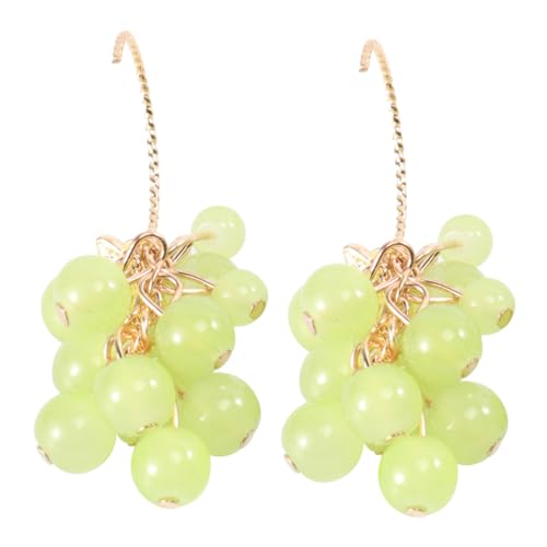 Holibanna Grüne Trauben Ohrhaken Ohrringe Damen Kreativer Obstschmuck Leicht Tragbar Modisch Stil Zufällig Holibanna Grüne Trauben Ohrhaken Ohrringe Damen Kreativer Obstschmuck Leicht Tragbar Modisch Stil Zufällig von Holibanna