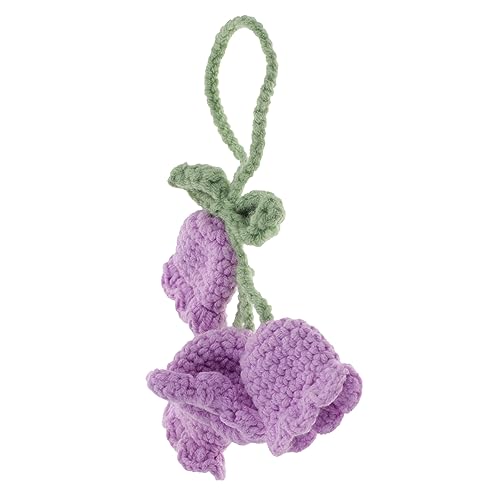 Holibanna Häkelblumen Auto Rückspiegel Handgefertigter Dekorationsschmuck Für Innenspiegel Geschenkidee Für Frauen Geeignet Für Auto Und Wohnraumgestaltung von Holibanna