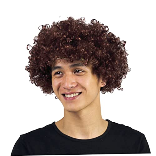 Holibanna Hellbraune Perücke Für Maskerade Kostümfrisur Cosplay Und Halloween Echthaarperücke Mit Pflegeanleitung Braunes Perückenhaar von Holibanna