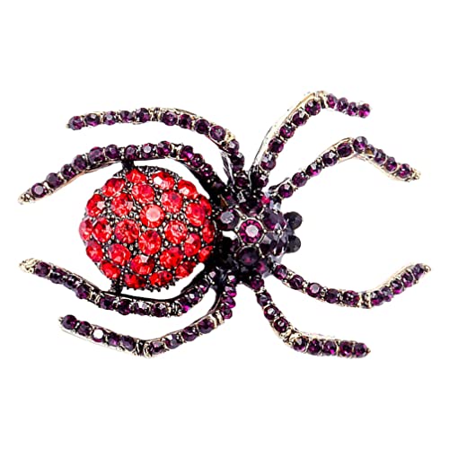 Holibanna 1stk Strass Spinne Vintage Brosche Brustnadel Gotische Spinnenbrosche Brosche Schmuck Spinnenbrosche Für Frauen Spinne Aus Strass Vintage Broschen Fräulein Zirkon Korsage Jahrgang von Holibanna