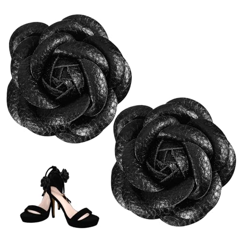 Holibanna Handgefertigter Blumen-Schuhclip 1 Paar High-Heel-Sandalen Abnehmbare Blumen-Schuhschnallen Clip-Charm Diy-Schuhdekoration Für Hochzeit Spitze Zehenpumpen von Holibanna