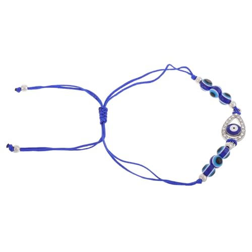 Holibanna Handgefertigtes Evil Eye Armband mit Blauen Perlen Traditioneller Schutz amulett Glücksarmband für Damen und Herren Modisches Schmuckstück für Täglichen Gebrauch von Holibanna