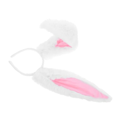 Holibanna Pelziges Stirnband Mit Hasenohren Aus Plüsch Kopfbedeckung Für Ostern Und Halloween Accessoire Für Damen Und Kostüm-outfit Für Mädchen Und Erwachsene von Holibanna