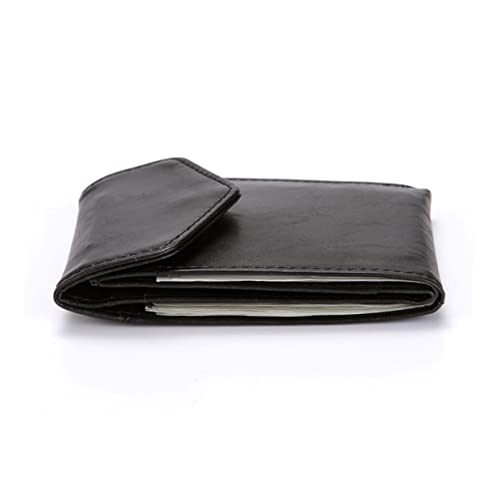 Holibanna Herren Business Geldbörse Aus Pu- Schlanke Brieftasche Mit Anti-RFID-Schutz Kleines Portemonnaie Für Herren Einfach Und Praktisch Schwarz von Holibanna