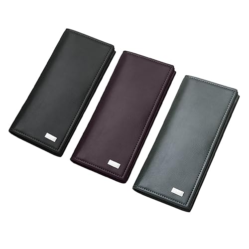 Holibanna Modische Geldbörse Für Herren – Große Geldbörse Aus Pu-Leder Mit Ausweisfach Und 4 Geldscheinfächern von Holibanna