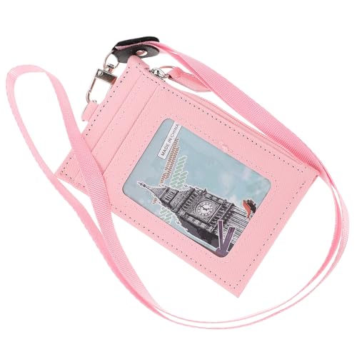 Holibanna Herz Motiv Geldbörse mit Mehreren Kartenfächern Kleiner Tragbarer Geldbeutel aus Kunstleder mit Reißverschluss und Hängeband für Frauen und Mädchen Leicht und Sicher für Alltag von Holibanna