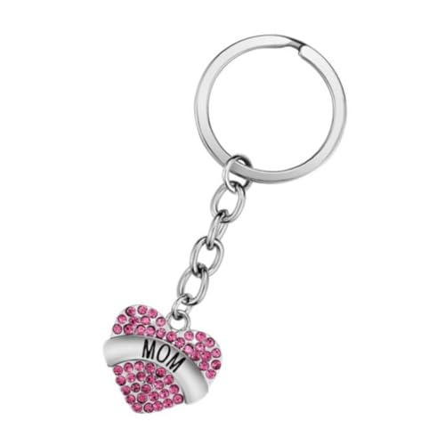 Holibanna Herz Schlüsselanhänger Mit Kristall Herz- Für Mama Zum Muttertag Geburtstag Weihnachten Einzigartiger Schmuck Aus Hochwertigem Material Langlebig Und Korrosionsbeständig von Holibanna