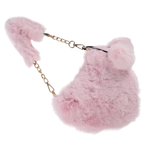 Holibanna Herzförmige Umhängetasche Damen Flauschige Crossbody Bag Für Frauen Warmes Gemütliches Material Valentinstagsgeschenk Praktisch Für Unterwegs von Holibanna