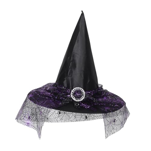 Holibanna Hüte Für Damen Halloween-kostüm Hut Mit Spitzenverzierungen von Holibanna