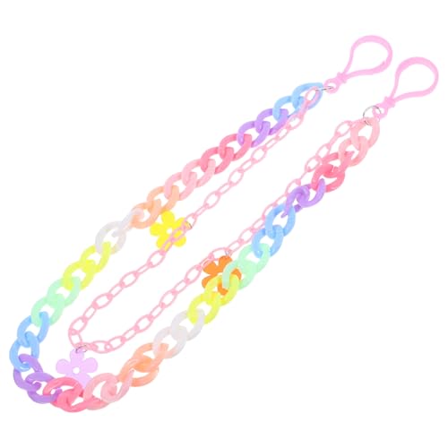 Holibanna Hip Hop Hosenkette Abnehmbare Regenbogen Glieder Punk Style für Herren Damen Partys Vielseitige Jeans Rock Kettenaccessoire Modisch Robust von Holibanna