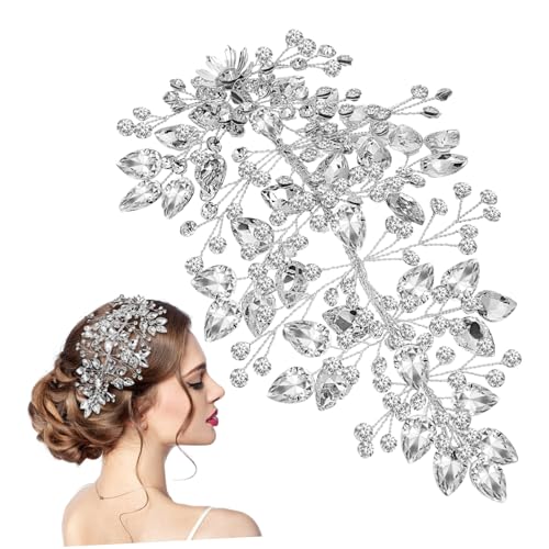 Holibanna Hochzeits-haarschmuck Für Bräute Elegante Haarvine Mit Strass Flexibles Design Langlebig Und Komfortabel Für Besondere Anlässe Und Hochzeiten Perfekter Kopfschmuck Für Frauen von Holibanna