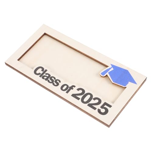 Holibanna Holz Visitenkartenetui Abschluss Saison Business Card Organizer Kompakt Tragbar Robust Für Männer Frauen Klassenzimmer von Holibanna