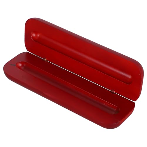 Holibanna Holz federmäppchen Einzelfach Stabile Stifthalter Geschenkbox Leicht Tragbar für Füllfederhalter Präsentation Büro Schule Organizer von Holibanna