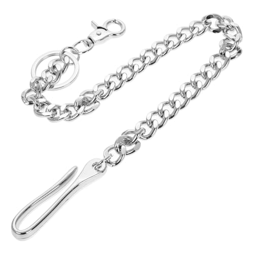 Holibanna Metall-hosenkette Mit Verschluss Jeansketten Für Männer Hip-hop-schmuck Einlagige Kette Dekoration Für Handtasche Oder Rucksack von Holibanna