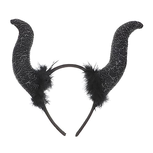 Holibanna Hörner Stirnband Für Halloween Kinder Teufelshörner Haarreif Cosplay Halloween Party Accessoires von Holibanna