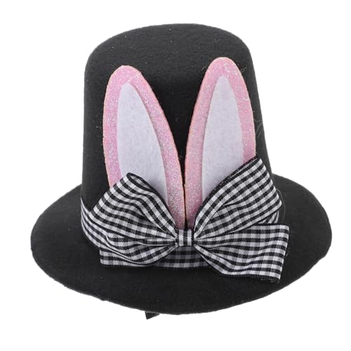Holibanna Mini Hut Mit Hasenohren Und Schleife Für Frauen Perfektes -kopfschmuck-accessoire Für Partys Und Kostüme Stilvolles Komfortables Design Für Jeden Anlass von Holibanna