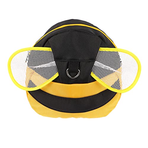 Holibanna Gelber Cartoon-Junge Mädchen-Schulrucksack Mit Zugseil Anti-Verlust-Schultasche Für Junge Mädchen Bezauberndes Design Geeignet Für Arbeitsbücher von Holibanna