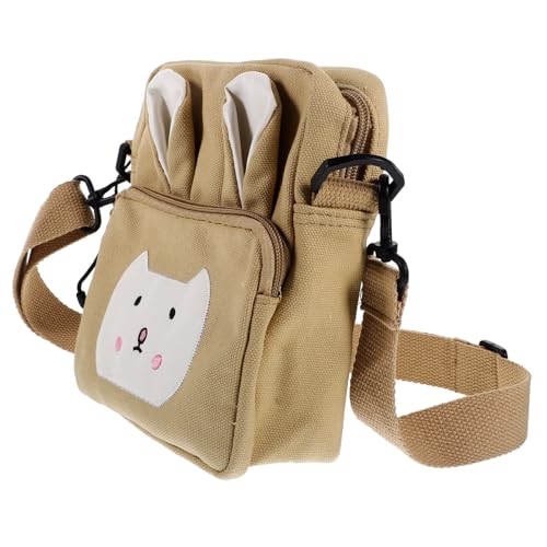 Holibanna Kaninchen-Mode-Tasche Geldbörsen für Kleinkinder Taschenorganisator Umhängetasche Büchertasche Segeltuchtasche für Mädchen kreative Freizeittasche Persönlichkeit Hasentasche Baby von Holibanna