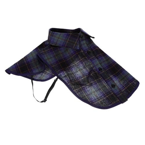 Holibanna Karierter Fake Krageneinsatz Kunstkragen Fake Hemdkragen Karierter Dicker Kragen Bluse Hemd Falscher Kragen Halbe Hemden Fake Kragen Gefälschter Abnehmbarer Kragen Spitzenhemd von Holibanna