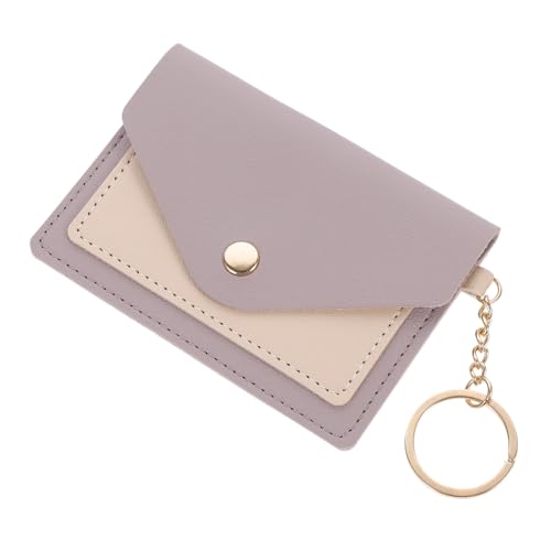 Holibanna Klein Stilvoll Und Praktisch Elegante Graue Münzgeldbörse Aus Leder Für Frauen Für Reisen Arbeit Und Freizeit Kompakt Leicht Und Strapazierfähig Für Täglichen Gebrauch Und von Holibanna