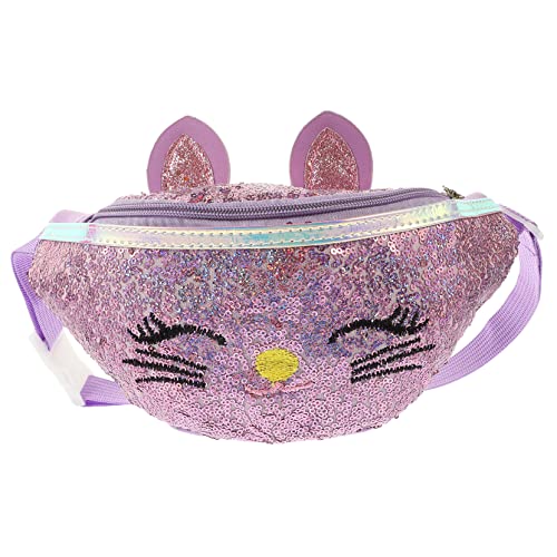 Holibanna Kawaii Cartoon Katzen Gürteltasche für Kinder Kleine Umhängetasche Verstellbar für Mädchen Hüfttasche für Außenbereich von Holibanna