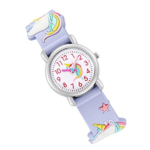 Holibanna Kreative Kinderuhr Einhorn für Mädchen Analoge Armbanduhr mit Cartoon Design Leicht Einstellbar 3D-Uhr für Schuluniformen und Freizeit Freies Material Holibanna Kreative Kinderuhr Einhorn für Mädchen Analoge Armbanduhr mit Cartoon Design Leicht Einstellbar 3D-Uhr für Schuluniformen und Freizeit Freies Material von Holibanna