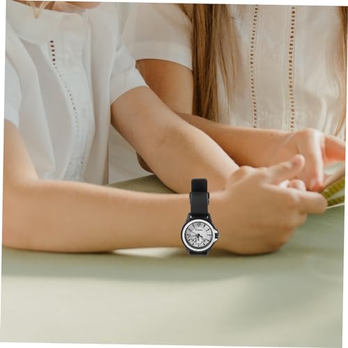 Holibanna Kinderuhr Student Uhr Für Kinder Jungen 6-12 Frauen Schauen Zu Geschenk Für Kinder Jungs Uhren Geschenk Für Jungen Ostern-Cartoon-Uhr Reloj Pu Armbanduhr Weiß Damen Silikon Mädchen von Holibanna