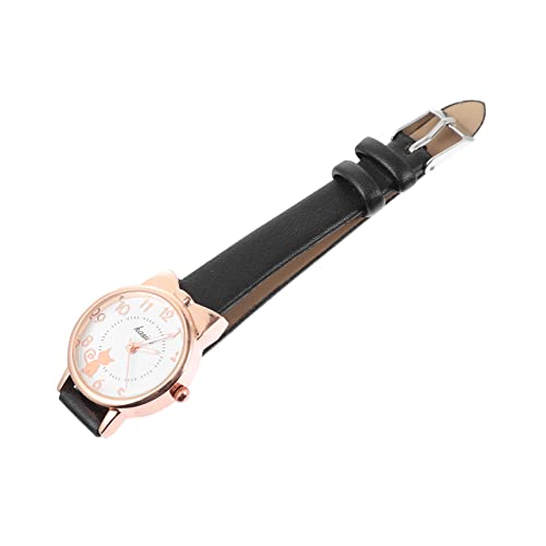 Holibanna Junge Mädchen Armbanduhr Mit Verstellbarem Band Und Stoßfest Kitten-Muster Für Mädchen Digitale Freizeit-Uhr Langlebiges Material Für Lernen Der Uhrzeit von Holibanna