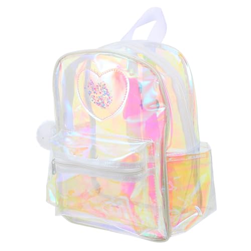 Holibanna Transparenter Festival-Rucksack Durchsichtige Tasche Für Damen Durchsichtige Tasche Für Konzerte Kleiner Durchsichtiger Rucksack Durchsichtiger von Holibanna