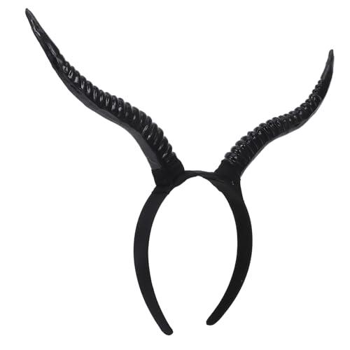 Holibanna Stirnband Aus Simulation Antilopenhorn Für Halloween Gothic Kopfschmuck Haarband Cosplay Kopfbedeckung Haarschmuck Für Party Oder Fotografie von Holibanna