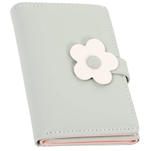 Holibanna Kleinblumen Geldbörse Faltbare Pu Leder Geldbörse Mit Kartenhalter Und Münzfach Für Damen Und Mädchen Kompaktes Design Elegantes Accessoire von Holibanna