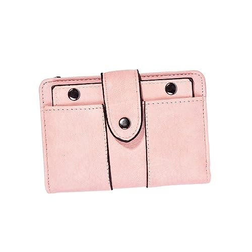 Holibanna Kleine Damen Portemonnaie Mit Reißverschluss Und Schnalle Aus Hochwertigem Pu Und -Material Mit Vielen Fächern Für Karten Geld Und Münzen Design von Holibanna