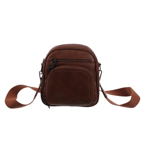 Holibanna Kleine Damen Crossbody Tasche aus Robustem Pu-Material mit Verstellbarem Schultergurt Multifunktionalem Kartenfach und Kompakter Leichter Bauweise für Alltag von Holibanna
