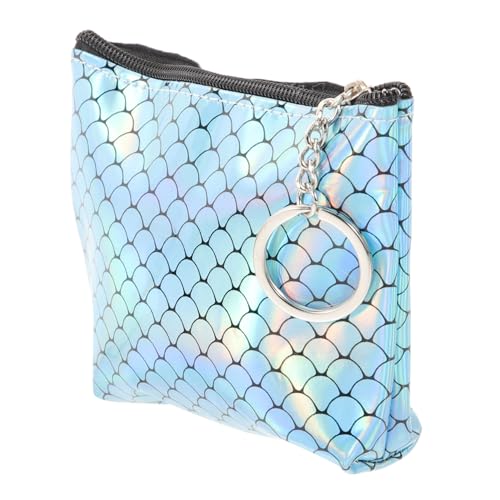 Holibanna Kleine Damen-geldbörse Mit Fischschuppenmuster Reißverschluss-Clutch Aus Pu- Für Karten Und Münzen Modisches Accessoire Für Studenten Und Büroangestellte von Holibanna