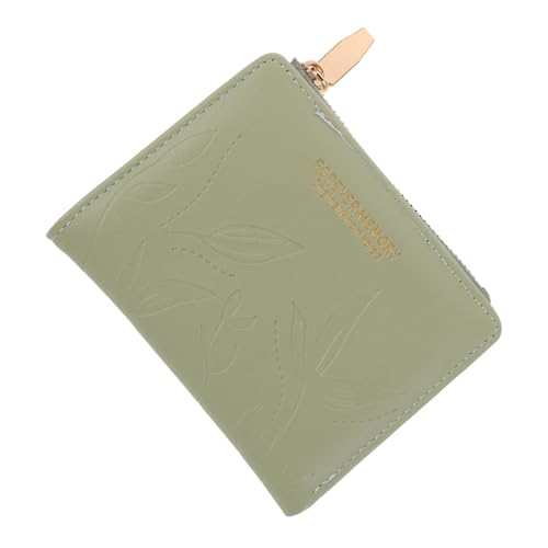 Holibanna Kleine Damen Geldbörse Schlankes Zweifach Gefaltetes Portemonnaie mit Seitlichem Reißverschluss Großes Fassungsvermögen Praktische Münzfach Geldbeutel für Alltag und Reisen von Holibanna