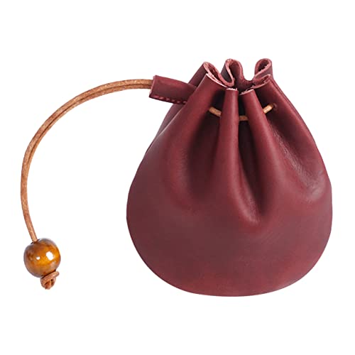 Holibanna Vintage Münztasche Kleine Geldbörse Multifunktionale Schlüsseltasche Für Münzen Kleingeld Scheine Schlüssel Quittungen von Holibanna