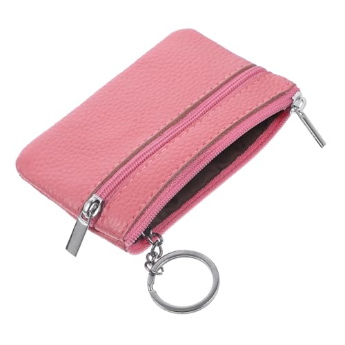Holibanna Damen Geldbörse Echtem Mit Schlüsselring Kompakte Und Münztasche Für Für Geld Und Kleingeld Zartem von Holibanna