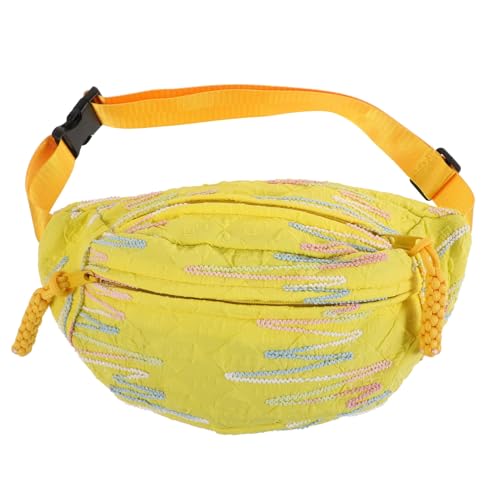 Holibanna Gürteltasche Aus Kordel Umhängetasche Kleine Schultertasche Mini-Rucksack Handytasche Beuteltasche Geldbörse Mit Handgelenksband Jogging-hüfttasche Bauchtasche Für Herren von Holibanna