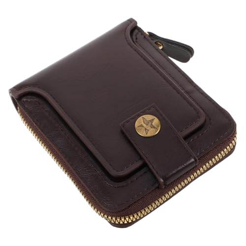 Holibanna Schlanke Herren-geldbörse Mit Reißverschluss Kompakter Kartenhalter Reisegeldbörse Mit Schlitzfächern Für Bargeld Und Karten Geeignet Für Täglichen Gebrauch Und Reisen von Holibanna