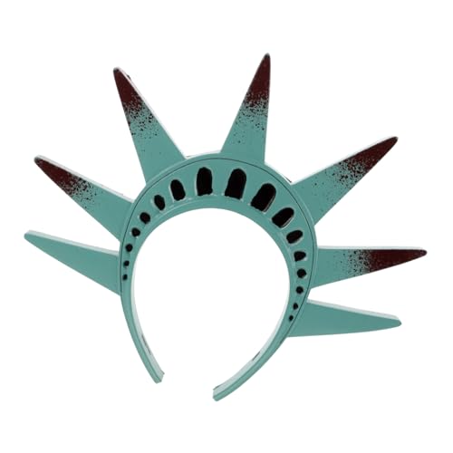 Holibanna Freiheitsstatue Haarreif Für Halloween Verstellbares Kostüm-accessoire Mit Fackel-design Für Damen Für Cosplay Und Festlichkeiten Komfortabel Und Detailreich Gestaltet von Holibanna