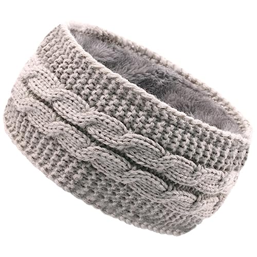 Holibanna frauen stirnbänder gestricktes Stirnband haarschmuck Ohrenwärmer Stirnband gehäkelte Stirnbänder für Frauen warm halten Hörmuschel Ohrenschützer Schal Damen häkeln Garn von Holibanna