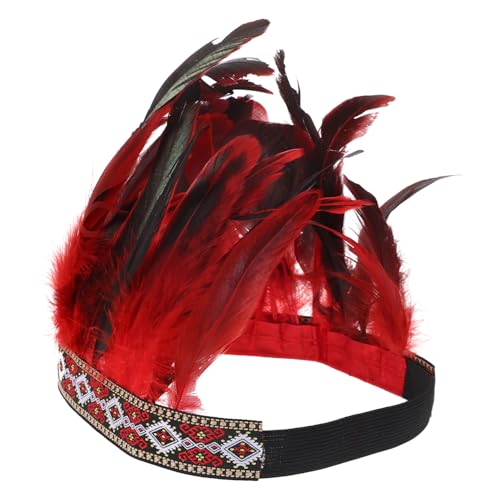 Holibanna Kopfschmuck mit Federn Extravaganter Haarschmuck für Frauen für Partys und Farbenfrohes Design für Besondere Anlässe von Holibanna